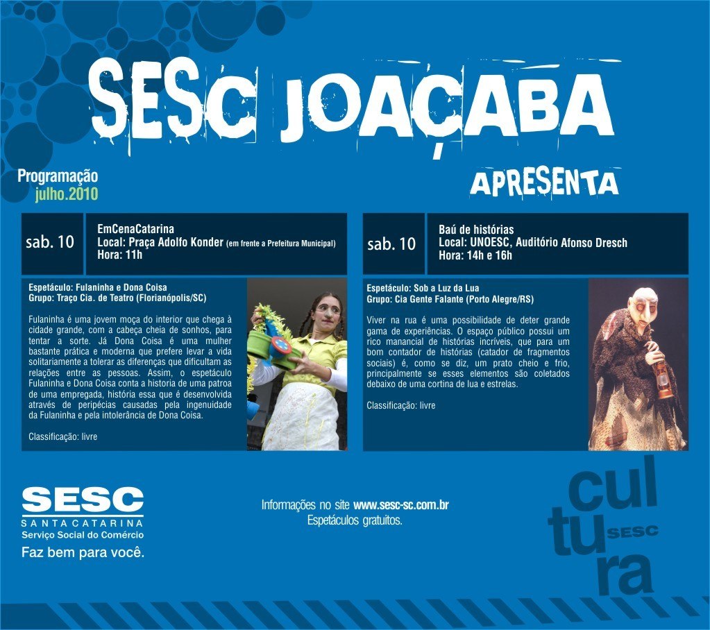 Sesc-SC - Viagens incríveis para você fazer com o Sesc neste verão