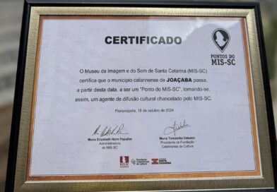 Joaçaba foi certificada como ponto do Museu da imagem e do som de Santa Catarina